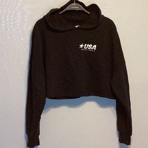 H&M Divided cropped hoodie size small